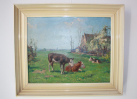 Louis Soonius (1883-1956) Koeien in weiland