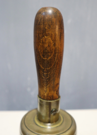 Antieke bronzen schoolbel