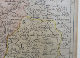 Antieke kaart Gelderland 1785