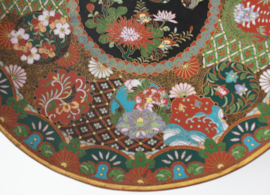 Antiek Japans cloisonné bord