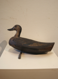 Oude houten lokeend