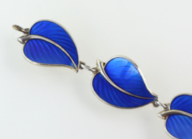 Zilveren armband blaadjes, Hans Myhre, ca. 1950