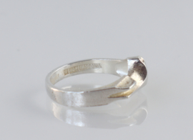 Zilveren Pluto ring, Björn Weckström, Lapponia, Finland jaren ’70 / ‘80