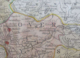 Antieke kaart Gelderland 1785