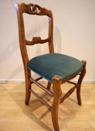 Set van 6 Franse antieke stoelen