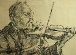 Tekening violist