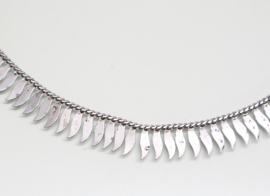 Vintage zilveren zonnecollier jaren ‘50