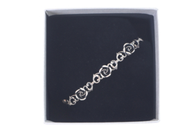 Vintage zilveren armband roosjes, Theodor Klotz, Teka ‘70