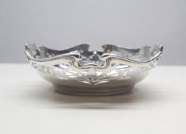 Jugendstil zilveren bonbonmandje