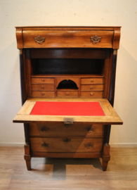 Antieke Hollandse secretaire à abbatant