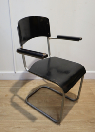 Bauhaus buisframe armstoel