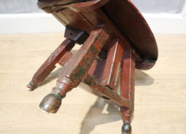 Antieke miniatuur flap-aan-de-wand, 18e eeuw