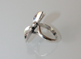 Vintage zilveren ring Deens design Niels Erik From (1908-1986)