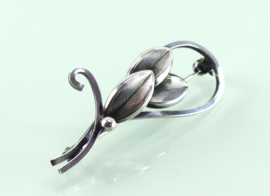 Vintage zilveren broche, Kordes & Lichtenfels jaren ‘70