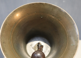 Antieke bronzen schoolbel