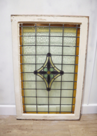 Set antieke glas-in-loodramen