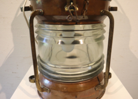 Koperen scheepslamp