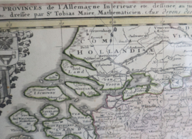 Antieke landkaart België Johan Baptist Homann 1747