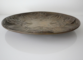 Art Nouveau bronzen bord