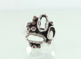 Vintage zilveren ring Friedrich Knödler