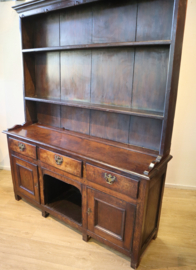 Antieke Engelse buffetkast, dresser 18e eeuw