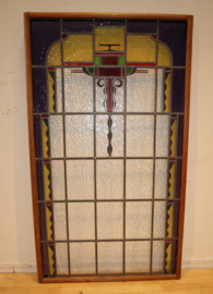 Art Deco glas-in-lood-raam