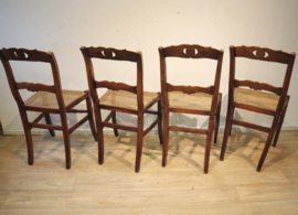 Set van 4 boerenstoeltjes