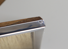 Zilveren fotolijstje met guilloche decor