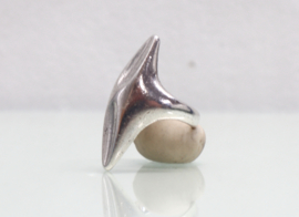 Zilveren ring Henning Koppel voor Georg Jensen Denemarken