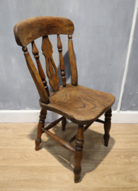Set van vier antieke Windsorstoelen