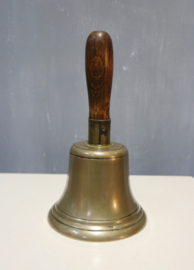 Antieke bronzen schoolbel