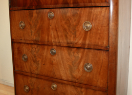 Antieke Hollandse chiffonière met secretaire