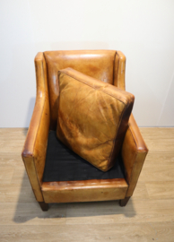 Lederen clubfauteuil