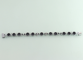 Vintage zilveren soepel vallende armband