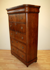 Antieke Hollandse chiffonière met secretaire