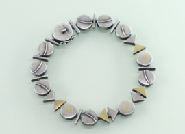 Vintage zilveren soepel vallende armband