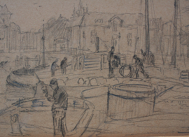 Evert Moll,  arbeiders haven Rotterdam 1898