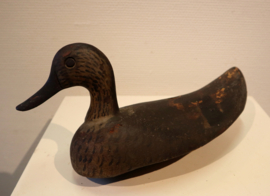 Oude houten lokeend