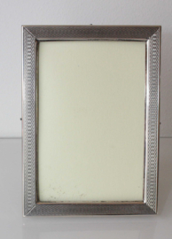 Set zilveren fotolijstjes