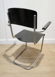 Bauhaus buisframe armstoel