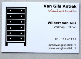 Welkom bij Van Gils Antiek. Hebt u vragen, neem gerust contact op.