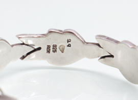Zware vintage zilveren armband Rodolfo Espinoza  jaren ‘70