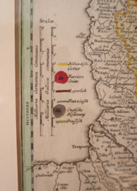 Antieke landkaart België Johan Baptist Homann