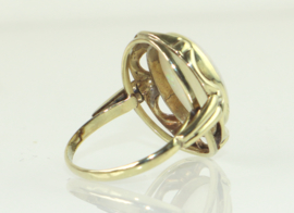 Vintage gouden ring met opaal