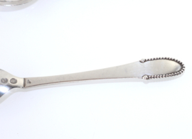 Drie Art Deco  zilveren theelepels, Georg Jensen, 1930