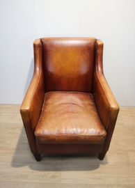 Lederen clubfauteuil