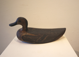 Oude houten lokeend
