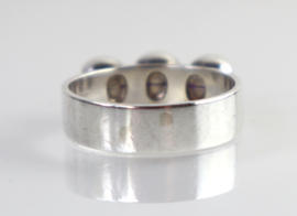 Finse zilveren ring amethist Kupittaan Kulta jaren ‘60