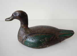 Antieke houten lokeend
