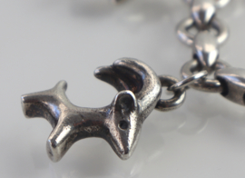 Zilveren armband gemzen S.J. Rose & Son, 1988/1995